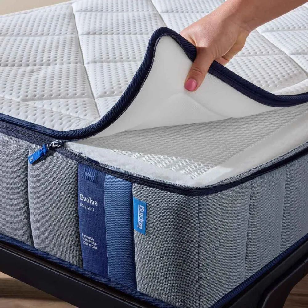 Auping Evolve matras &ndash; circulair matras met ventilatie en afritsbare hoes