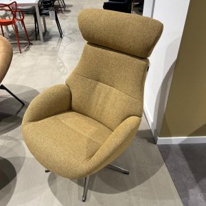 Conform Globe Relaxsessel gelb/braun 