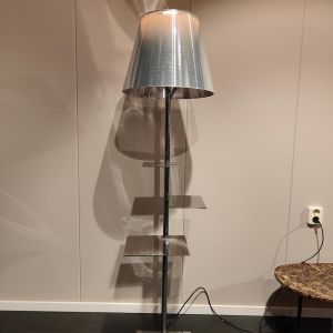 Flos Bibliothèque Nationale Stehlampe Silber 