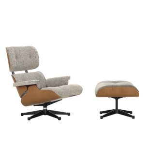 Vitra Eames Lounge Chair & Ottoman kersenhout cream/dark brown