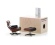 Vitra Lounge Sessel mit Ottomane Miniatur 