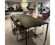 Slim eettafel eiken 33 fineer zwart