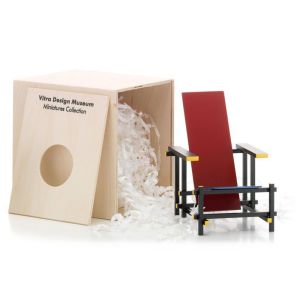 Vitra Rot-blauer Stuhl Miniatur 