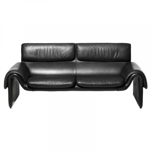 De Sede DS-2011 2,5-Sitzer-Sofa Leder Living Black 