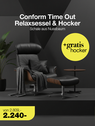 Conform Time Out relaxfauteuil & hocker